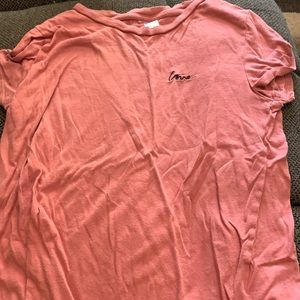 Pink tee